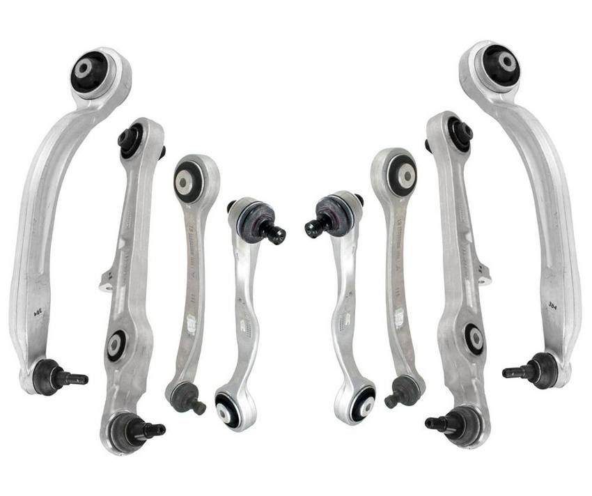 Audi Suspension Control Arm Kit - Front (8 Pieces) 8E0407694AL - Lemfoerder 3088404KIT